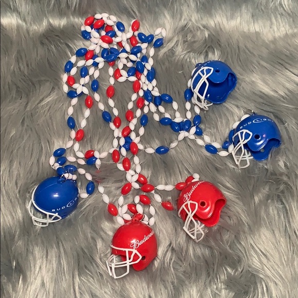 Budweiser Jewelry Bud Light Budweiser Football Helmet Beads Poshmark